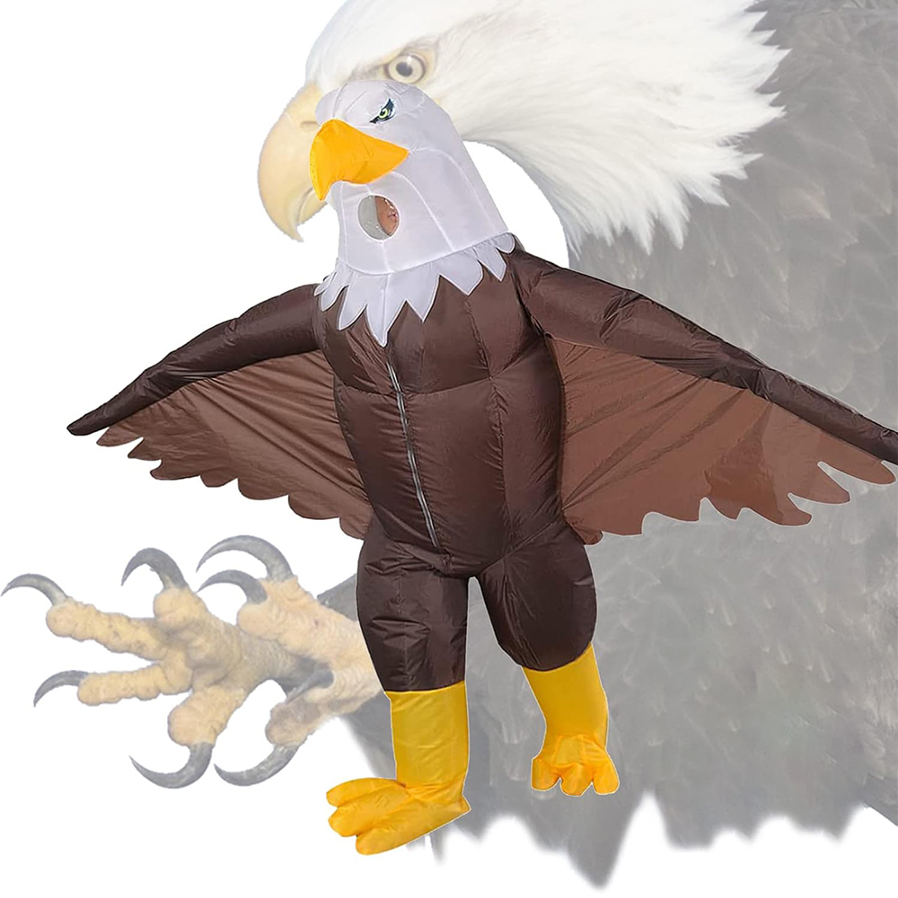 Costume gonflable d'aigle à tê - Latex Alien Mask Realistic avis et prix