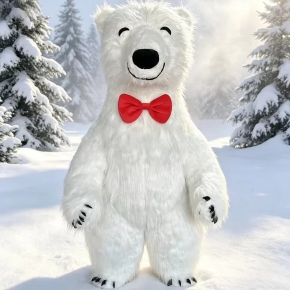 Costumes - Costume de mascotte géant gonflable blanc