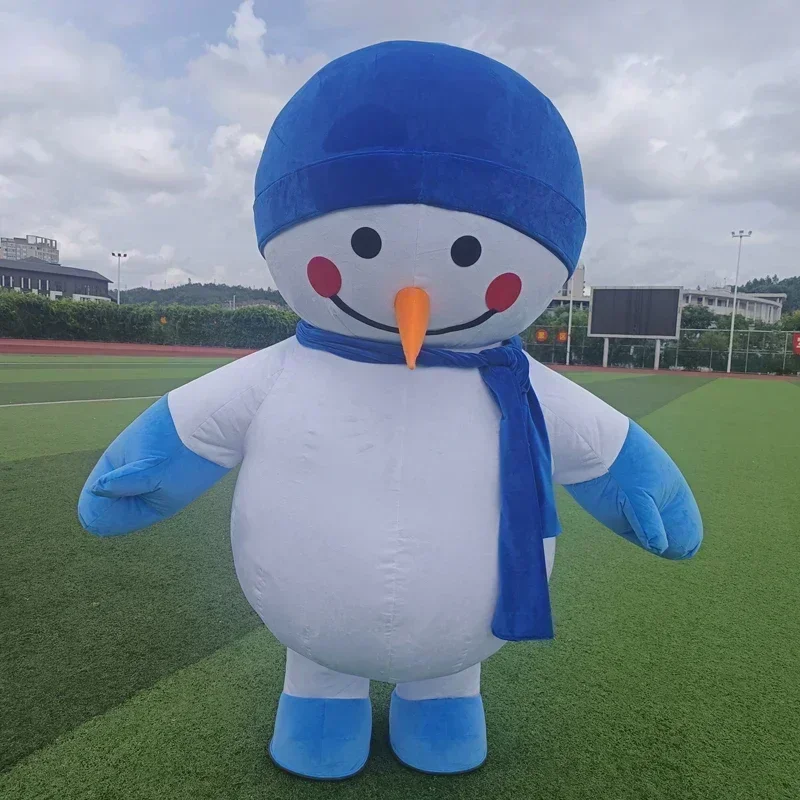 Costumes - Costume de mascotte bonhomme de neige
