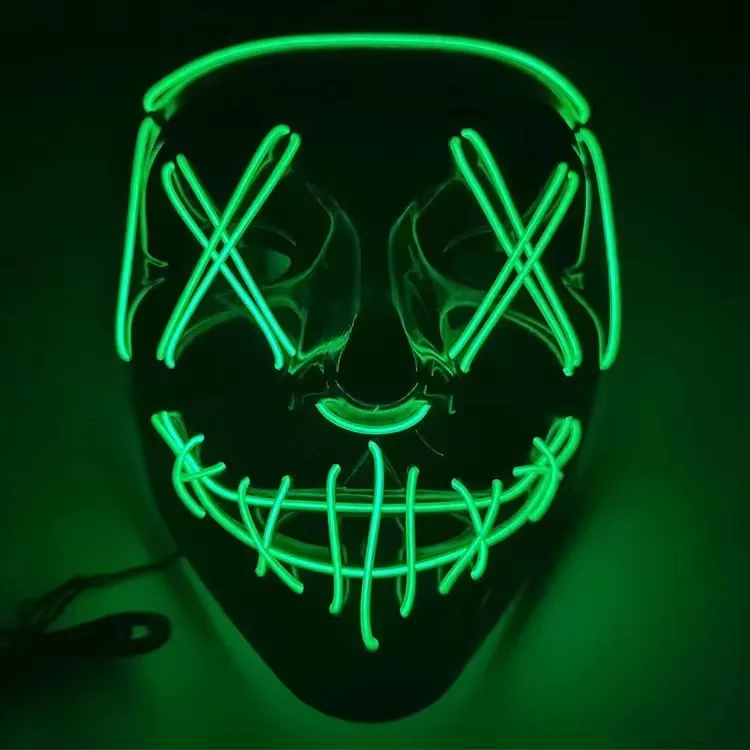 Masque LED néon pour Halloween - Led Purge Mask Halloween avis et prix