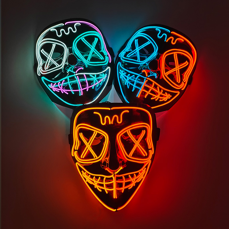 Masque sans fil intégral Purge - Led Purge Mask Halloween avis et prix