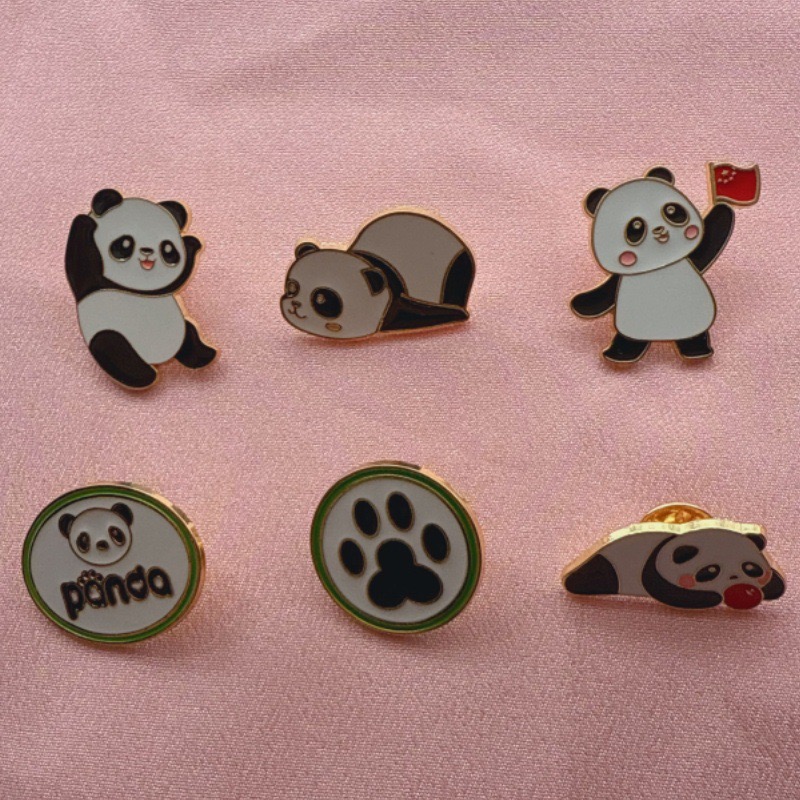 6 badges en forme de panda de  - Party Supplies avis et prix