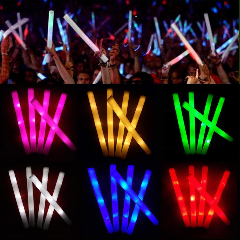 30/50 Pcs Led Barre De Mousse  - Flashing Led Foam Sticks Party avis et prix