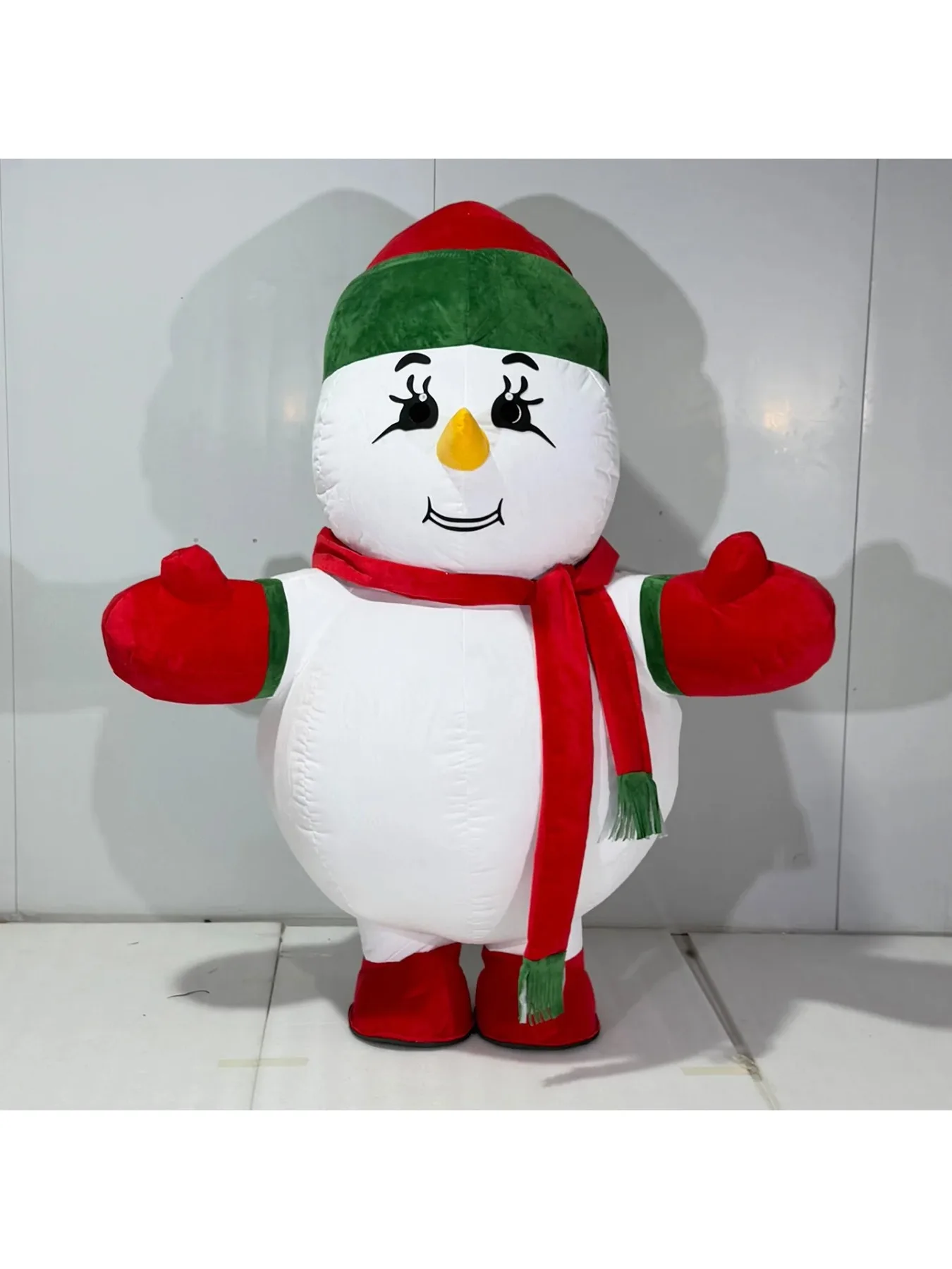 Costume de mascotte bonhomme d - Costumes avis et prix