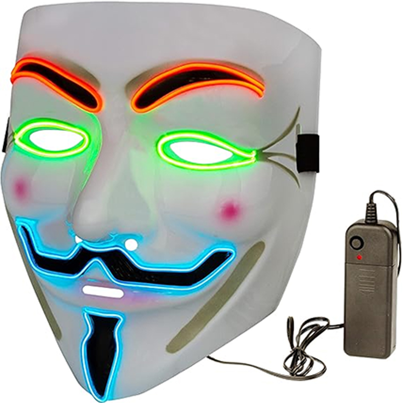 Masque LED Vendetta, décoratio - Led Purge Mask Halloween avis et prix