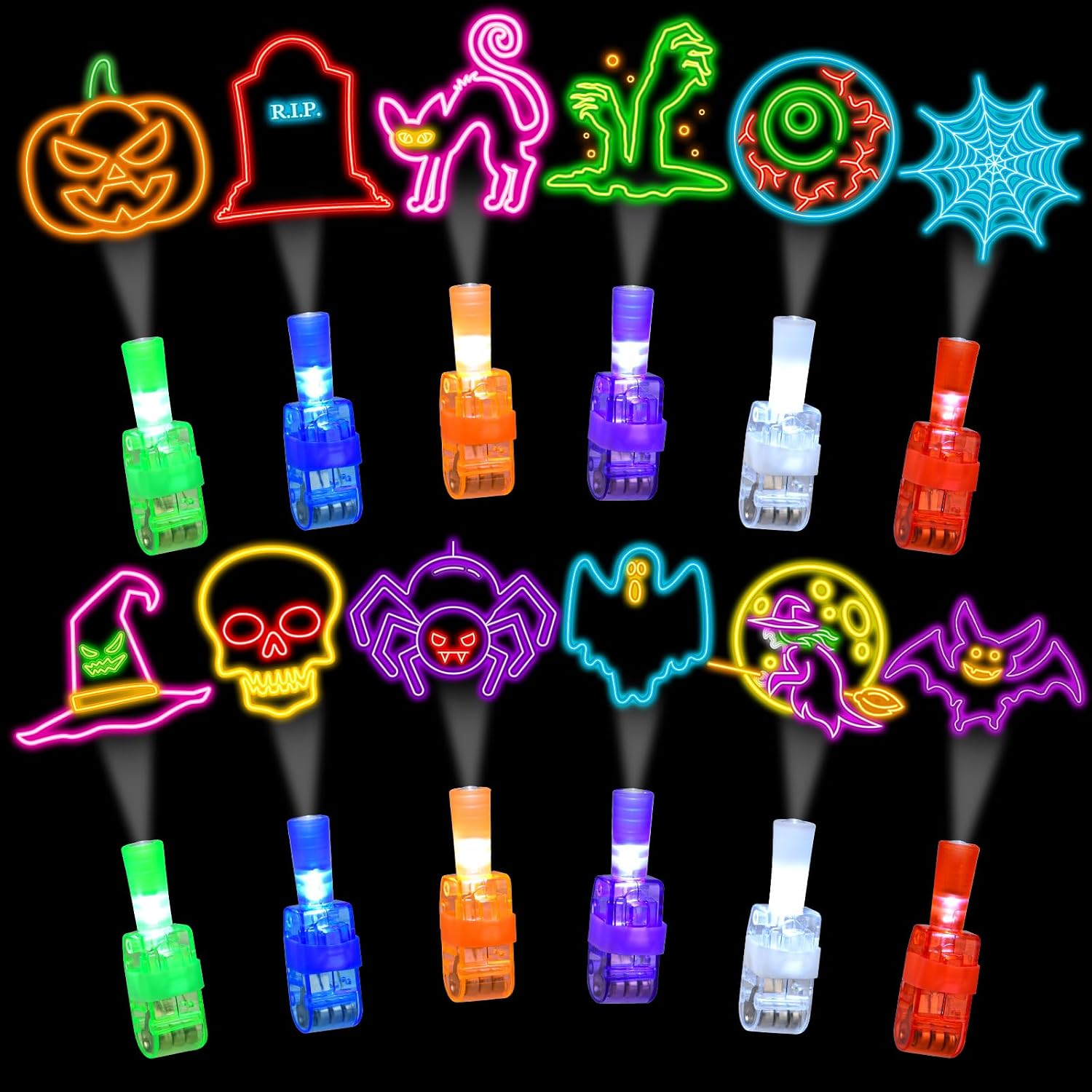 36 pièces, projecteurs de doig - Glow In The Dark Party Glasses avis et prix