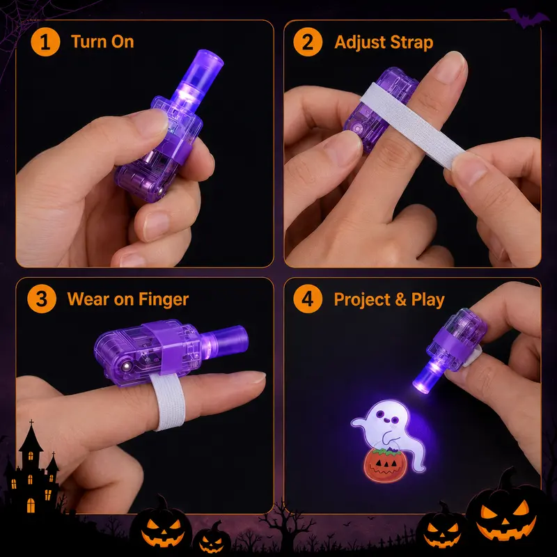 36 pièces, projecteurs de doig - Glow In The Dark Party Glasses avis et prix