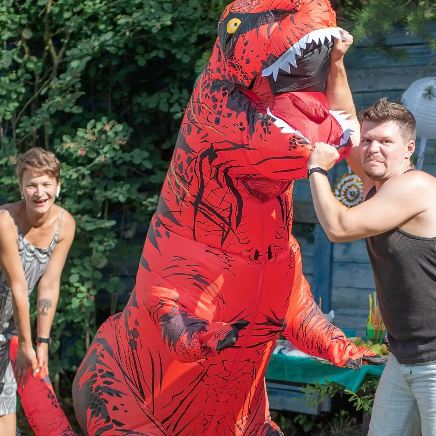Costume de dinosaure gonflable - Inflatable Dinosaur Costume Adult avis et prix